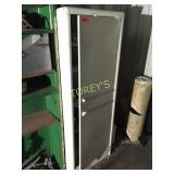 White Cabinet & Contents: Fuel Pump, Etc.