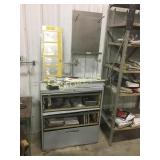 Qty of Alumin, Wall Bracket & File Cabinet