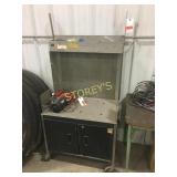 Alumin & Steel Cart on Wheels - 30 x 21 x 53