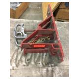 Pair of Red Ladder Mounting Brackets - 20 x 10