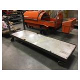 HD Checkered Plate & Steel 4 Wheel Shop Cart