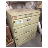 4 Drawer Parts Cabinet & Contents; Fasteners,