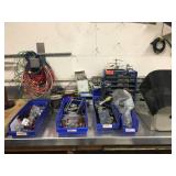 Asst Fasteners, Wire, Radios, Etc.