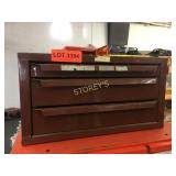 Huot Brown 3 Drawer Drill Cabinet & Drills