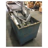 Blue Mobile Cart & Alumin Contents, Etc.