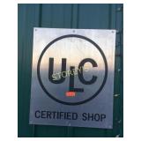 2 Alumin Signs on Building