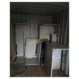 Contents of Sea Container H; Desks, Coffee