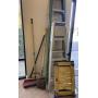 Ladder, Broom Shovel