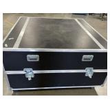 Large Enclosed Padded Equipment Rolling Case