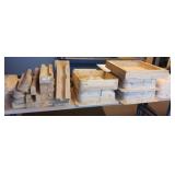 Stack of Wood Forms for Drone Parts