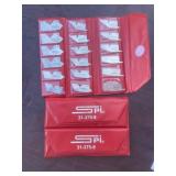 18 piece 5-90 degree angle gage w/ pouch