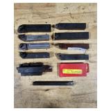 Assorted lot of lathe turning tools