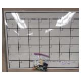 Dry erase calenders and supplies
