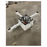 Large drone missing propellers
