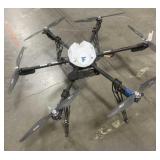 Black carbon fiber, drone labeled Buster