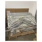 Assorted aluminum and plastic frame and parts