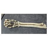 Skelton Hand and Arm Incense Holder 10" long