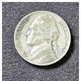1943-S  -5 Cent Jefferson Nickel