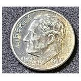 1964 One Dime Roosevelt  Silver Dime