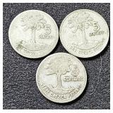 (2) 1960, (1)? -5 Centavos Republca De Guatemala