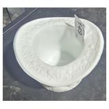 Milk Glass Top Hat 3 1/4" Tall