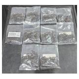 10 bags M8 plain steel metric split lock washer