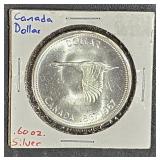 1867-1967 Canada Dollar .60 oz Silver Coin