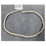 Cloisonne String of Pink Beads 15" Long