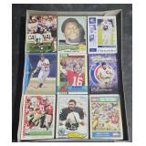 9 Collated Sports Card Packs Mostly Football & 2