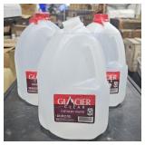 (3) gallon Glacier distilled water