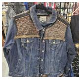 Denim Jacket w/ Decorations sz 3X