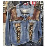 Denim Jacket w/ Decorations sz 3X