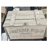 Wood Box w/ Loacking Lid "1933" 19 1/2" x 12" x