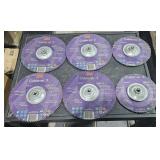 4 3M Cubitron 3 grinding wheel 9" & 2 Ground Down