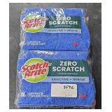 2 pks w/ 12 Scotch Brite Zero Scratch Sponges