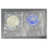 1971 S SILVER Eisenhower Proof Dollar in Case