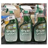 (3) 24fl oz Simple Green spray