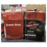 (2) Boxes Scotch-Brite 20 Hand Pads