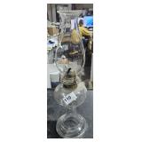 Vintage Hurricane Oil Lamp w/ Chimney
