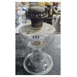 Vintage Hurricane Oil Lamp w/ NO Chimney