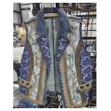 Designer Jean Vest  Maybe sz L