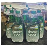 (5) 24fl oz. Simple Green cleaner & degreaser