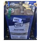 (2) 1 gallon acetone