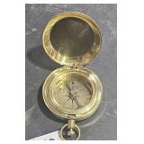 2.5" Golden Finish Compass