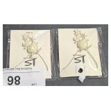 2 NIB Turtle Necklaces