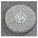 (3) 3" wire brush end