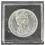 1867-1967 Canada Silver Dollar Elizabeth II