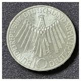 1972 XX Olympiade In Munchen 10 Deutschemark