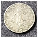 1908 One Peso Filipinas United States of America