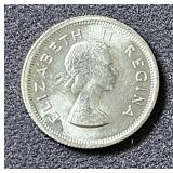 1960 South Africa 6D Silver Coin